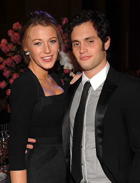 Penn Badgley With Blake Lively at the 2009 Angel Ball to Benefit Gabrielle's Angel Foundation in New York City on October 20, 2009