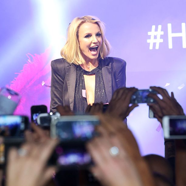 Britney Spears at the Britney Day Event in Las Vegas on November 5, 2014