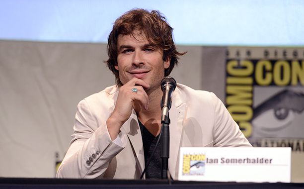 GALLERY: Ian Somerhalder Through the Years: GettyImages-480516994.jpg Ian Somerhalder speaks onstage at the "The Vampire Diaries" panel during Comic-Con International 2015 at the San Diego Convention Center on July 12, 2015 in San Diego, California.
