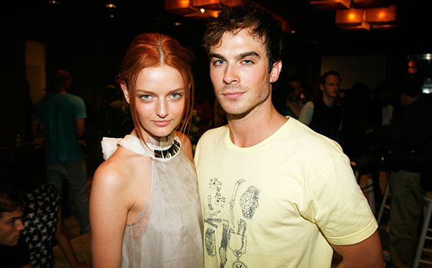 Ian Somerhalder With Lydia Hearst at Unruly Heir's Spring Summer 2008 in New York City on September 9, 2007