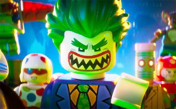 LEGO Batman Movie poster shows Joker, Harley Quinn, Two-Face 
