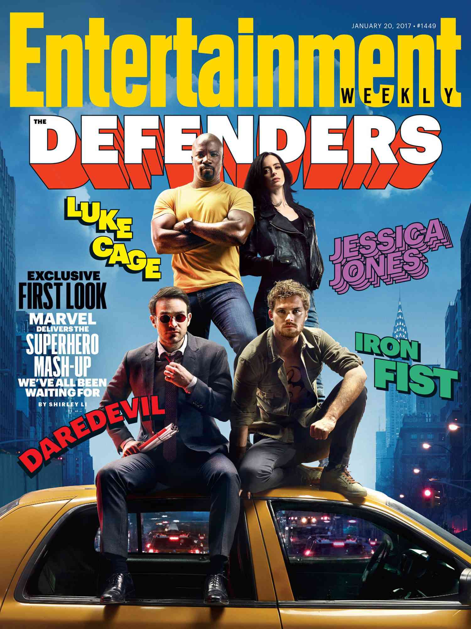 The Defenders on the Cover of&nbsp;Entertainment Weekly