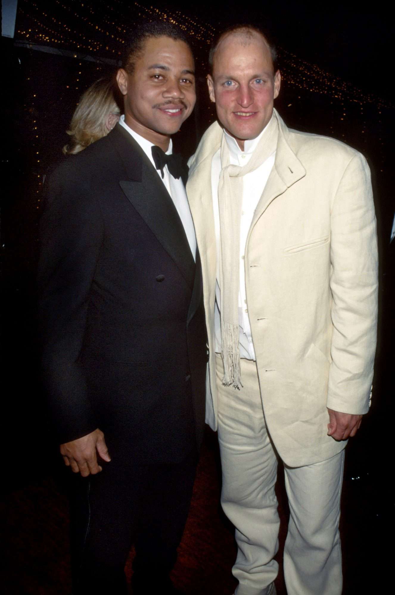 Best Supporting Actor Nominee Cuba Gooding Jr. (Jerry Maguire) and Best Actor in a Drama Nominee Woody Harrelson (The People vs. Larry Flynt)