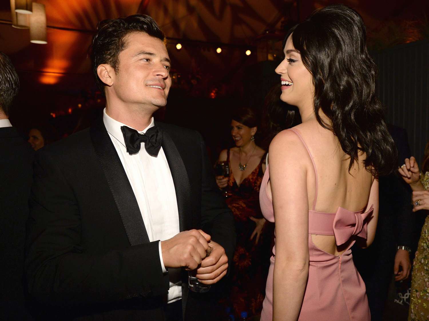 Orlando Bloom With Katy Perry at The Weinstein Company and Netflix's Golden Globe Party in Beverly Hills on January 10, 2016