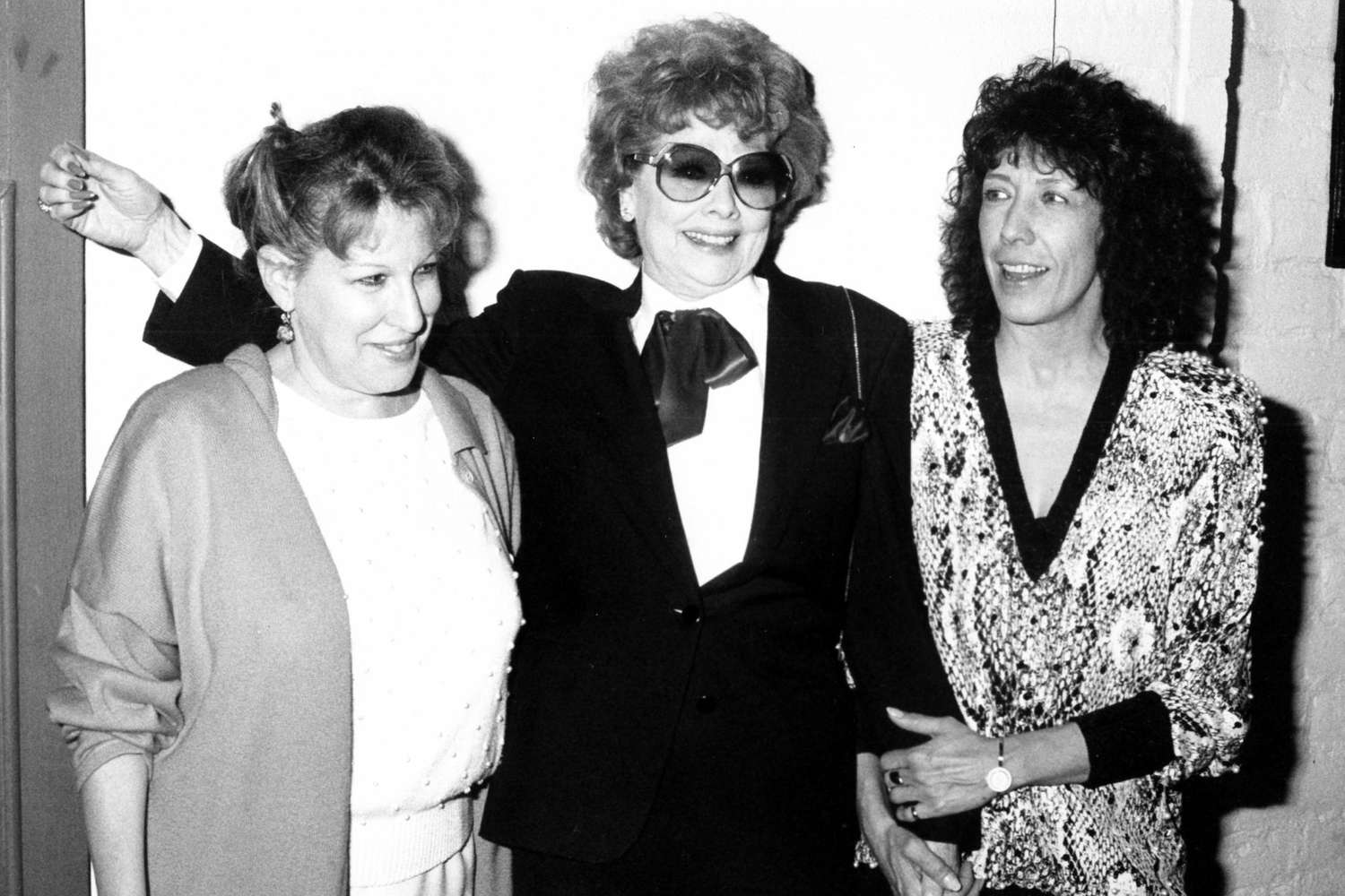 Lily Tomlin With Bette Midler and Lucille Ball in Los Angeles&nbsp;on May 29, 1987
