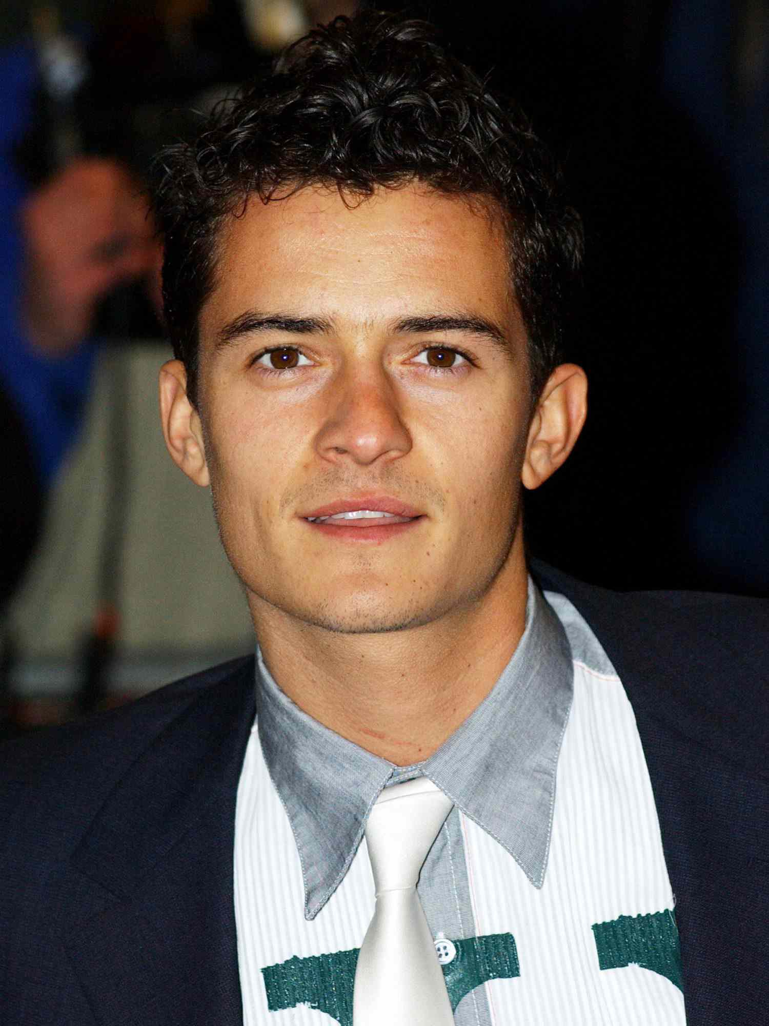 Orlando Bloom at&nbsp;the Premiere of Black Hawk Down in London on January 17, 2002