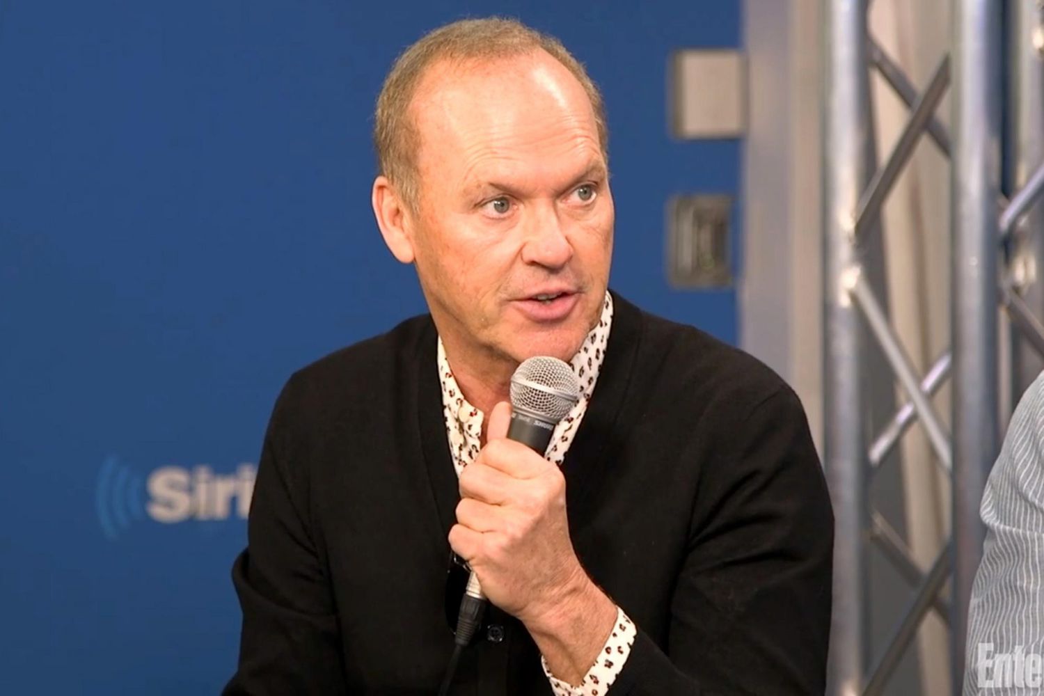 EW Interview (screen grab) -- Pictured: Michael Keaton
