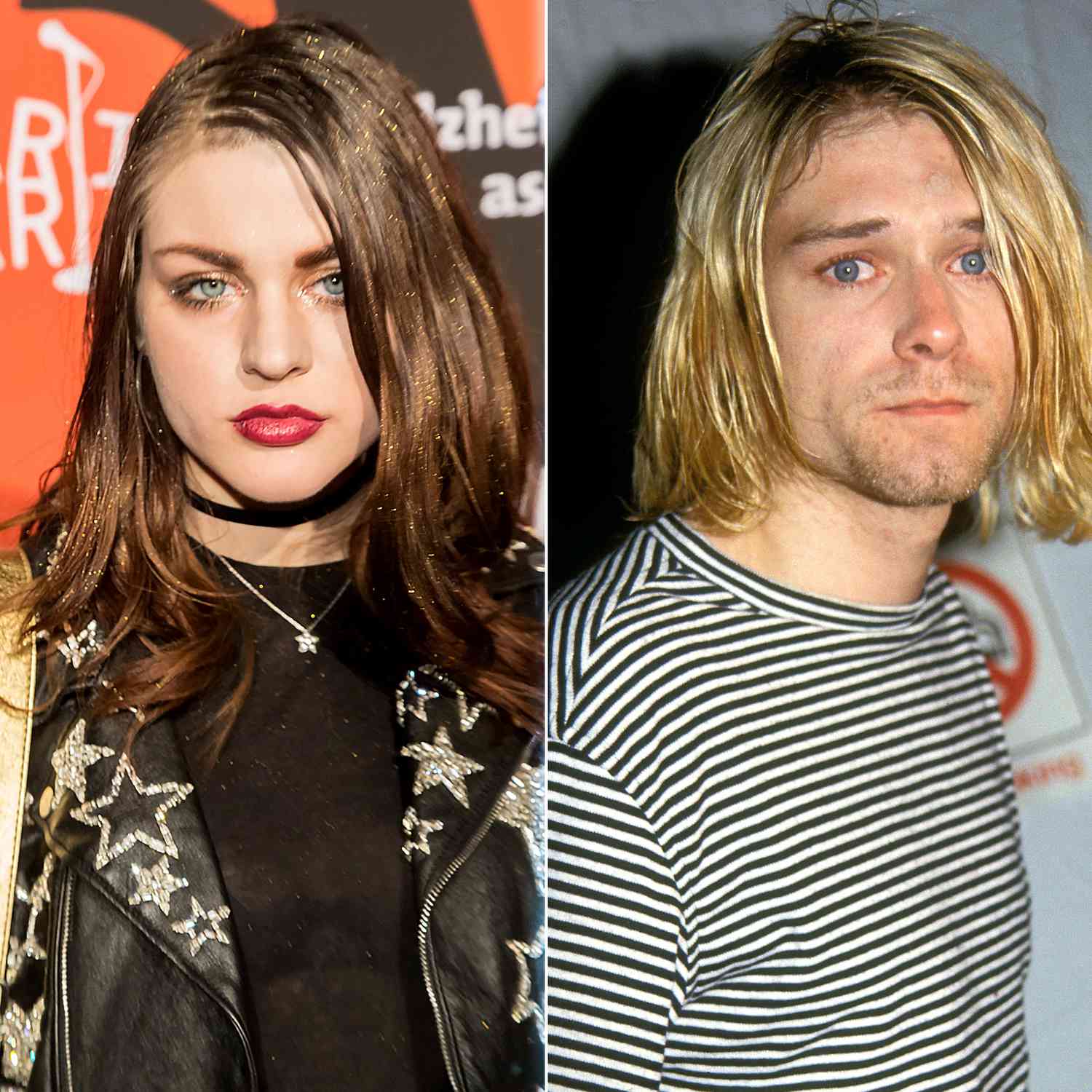Frances Bean and Kurt Cobain