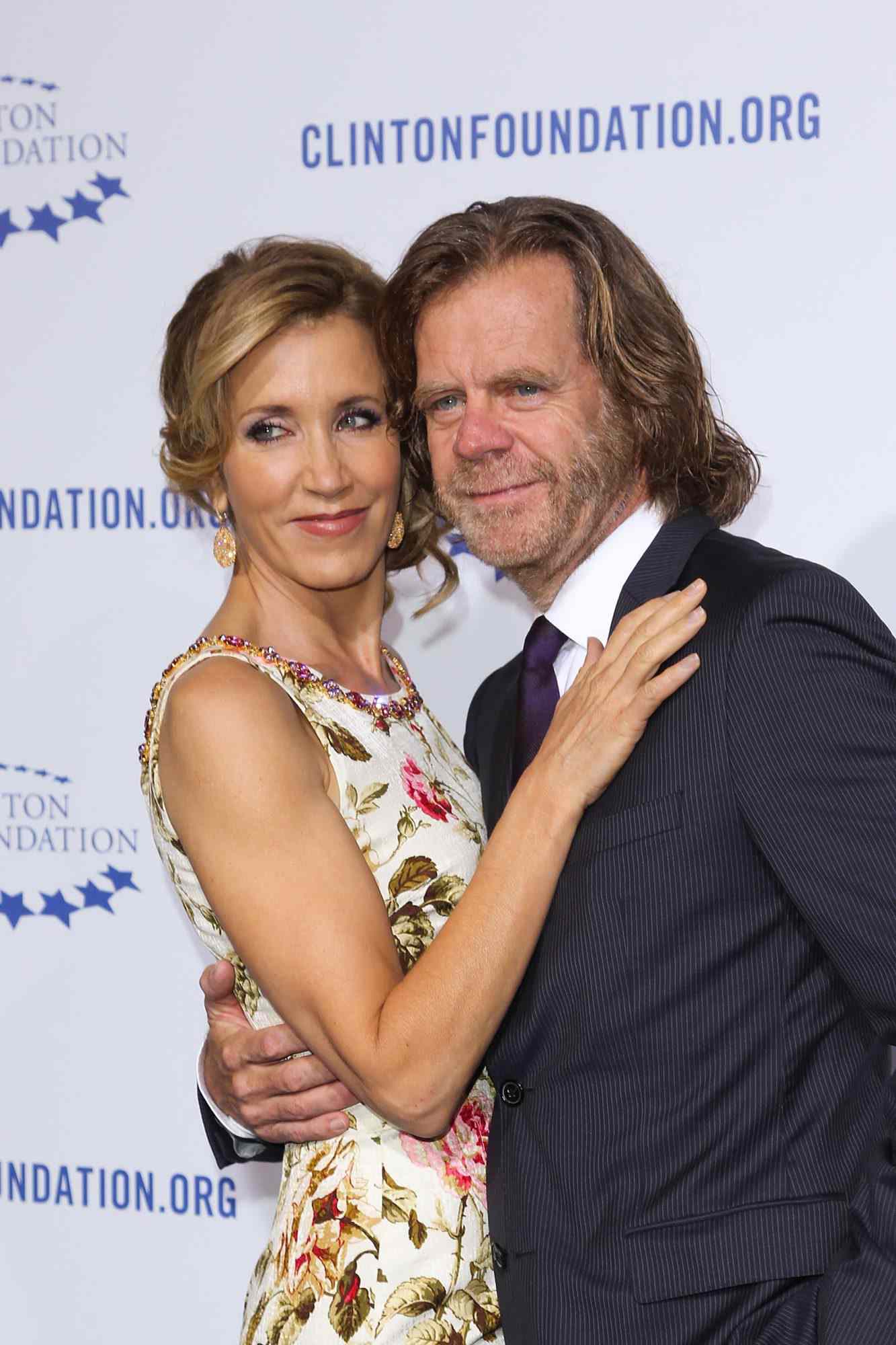Felicity Huffman and William H. Macy at the Clinton Foundation's A Decade Of Difference Gala in Los Angeles on October 14, 2011