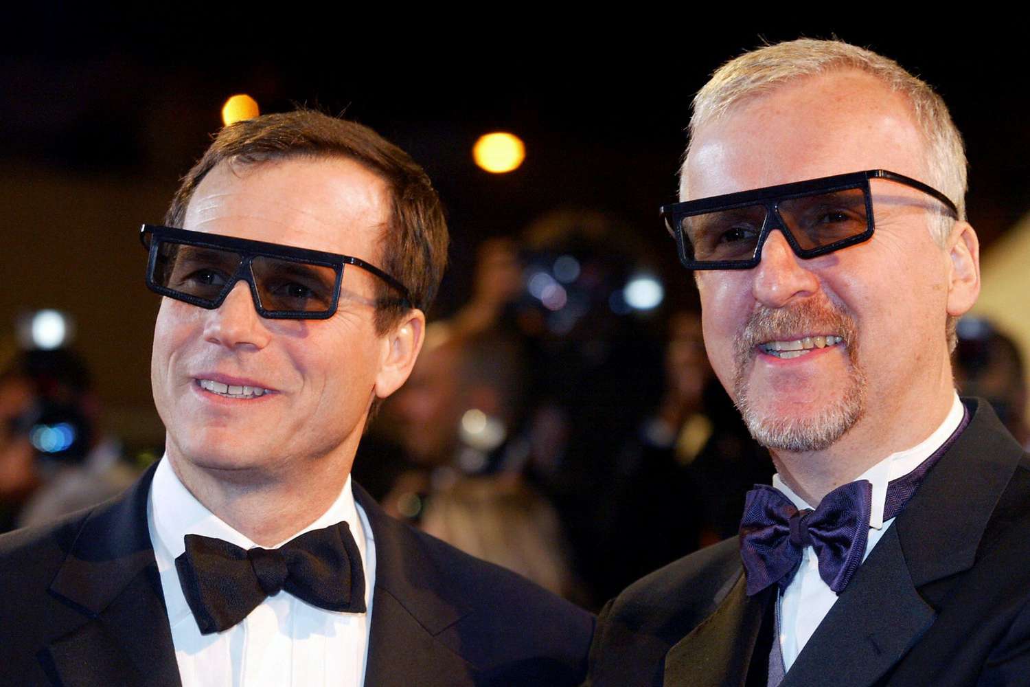 Bill Paxton With Director James Cameron at a&nbsp;Screening of Ghosts of the Abyss at the 56th Cannes Film Festival on&nbsp;May 17, 2003