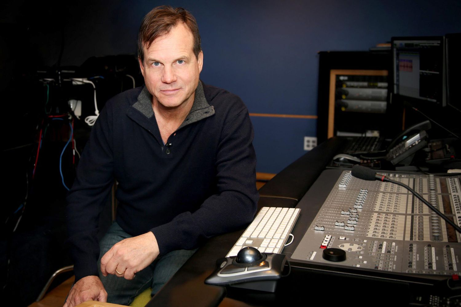 Bill Paxton at a Voice-Over Recording Session for Call of Duty&nbsp;in Los Angeles&nbsp;on December 19, 2014