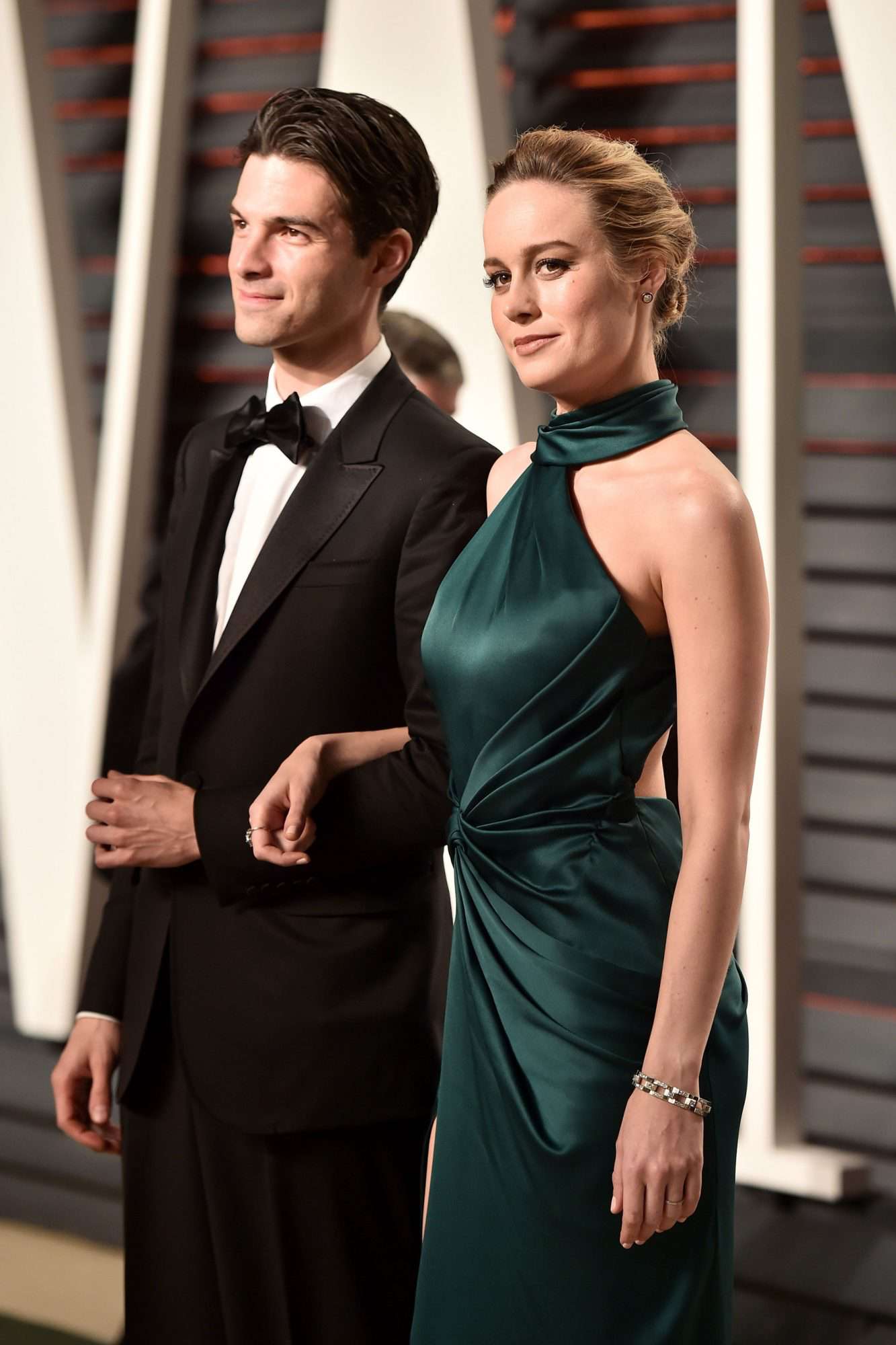 Brie Larson and Alex Greenwald&nbsp;at&nbsp;the 2017 Vanity Fair Oscar Party