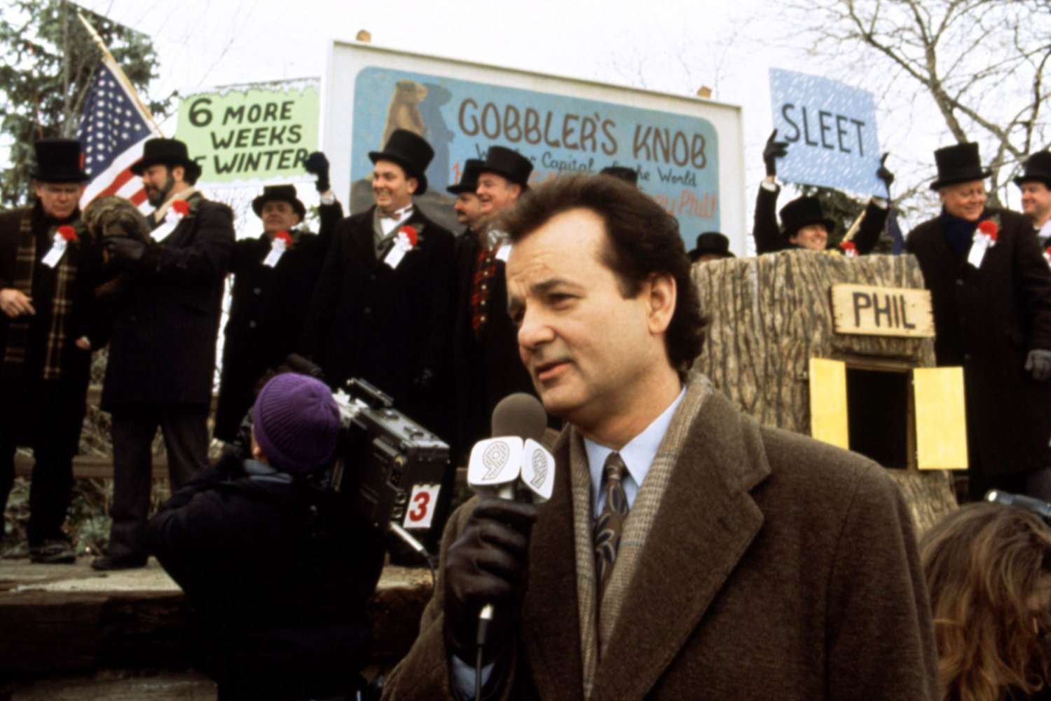 GROUNDHOG DAY, Bill Murray, 1993. (c) Columbia/courtesy Everett Collection
