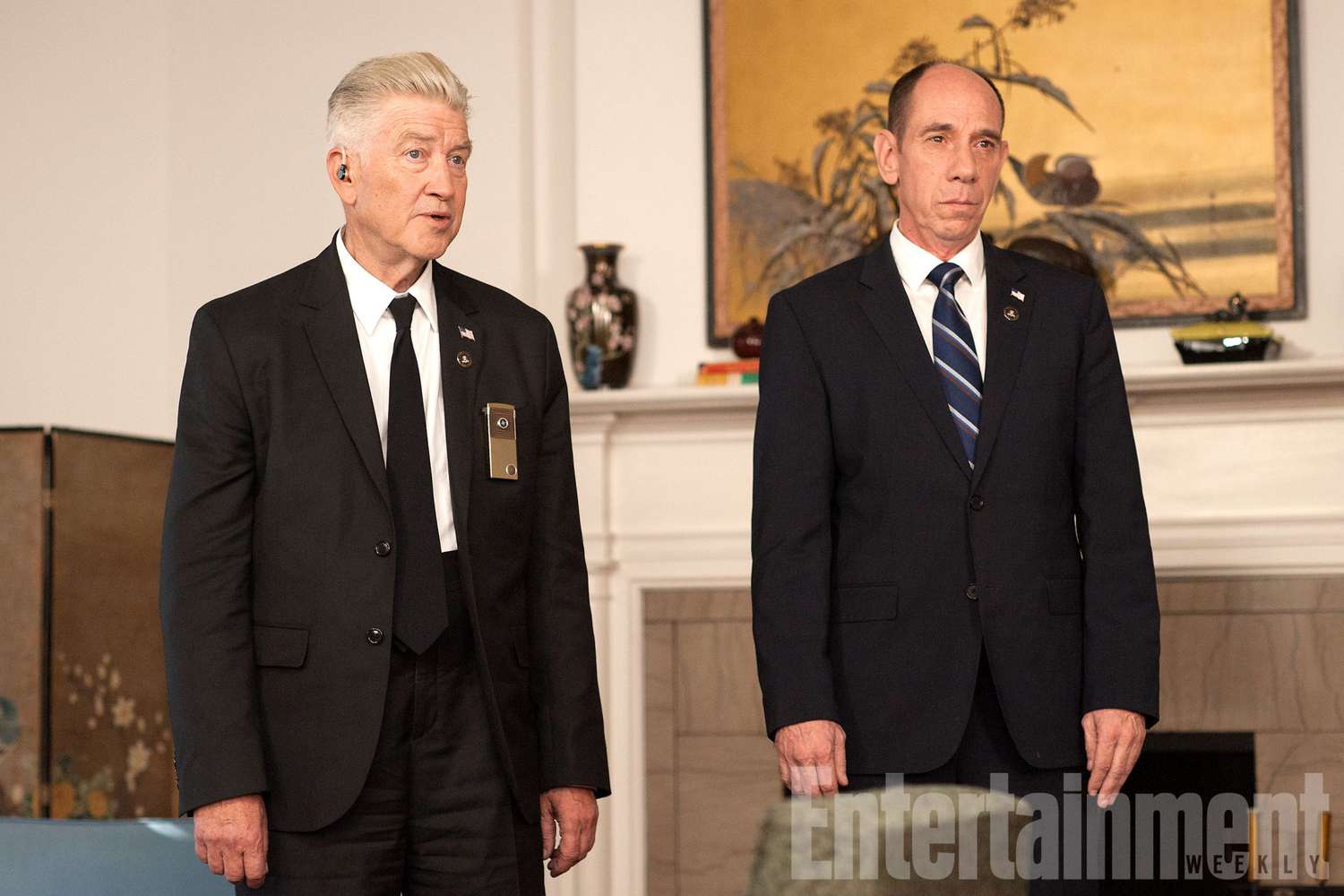 David Lynch and Miguel Ferrer