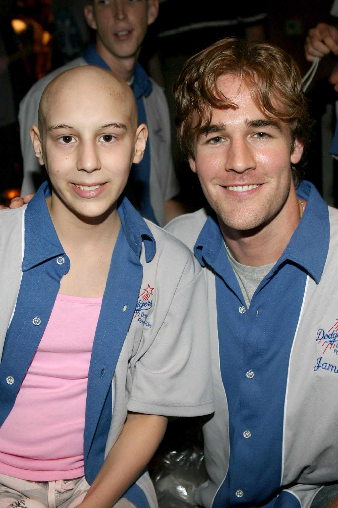 James Van Der Beek With Shana Bordy at Eric Gagne LA Dodgers Dream Foundation Bowling Extravaganza in Los Angeles&nbsp;on May 8, 2006