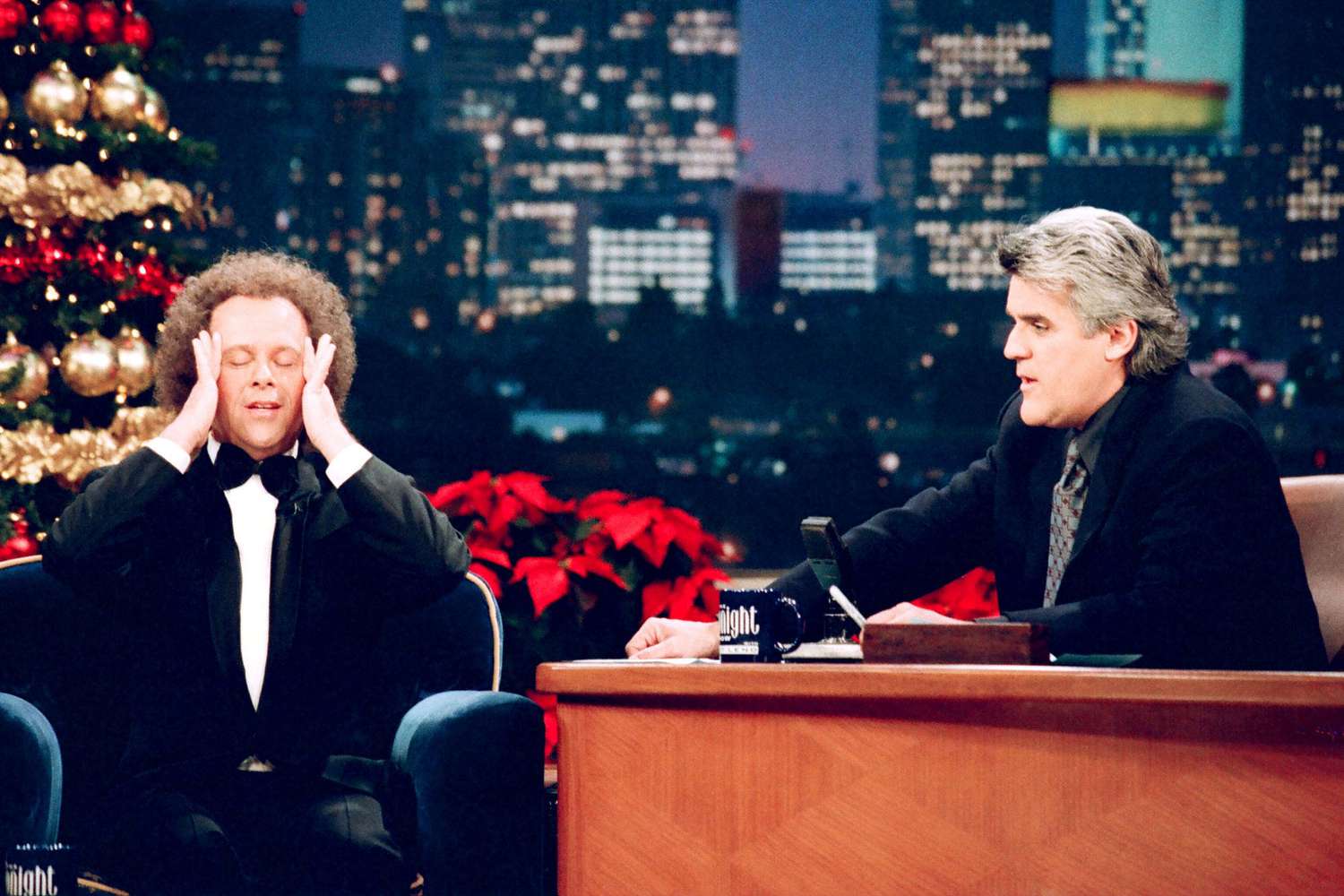 Richard Simmons on The Tonight Show With Jay Leno on Dec. 17, 1997
