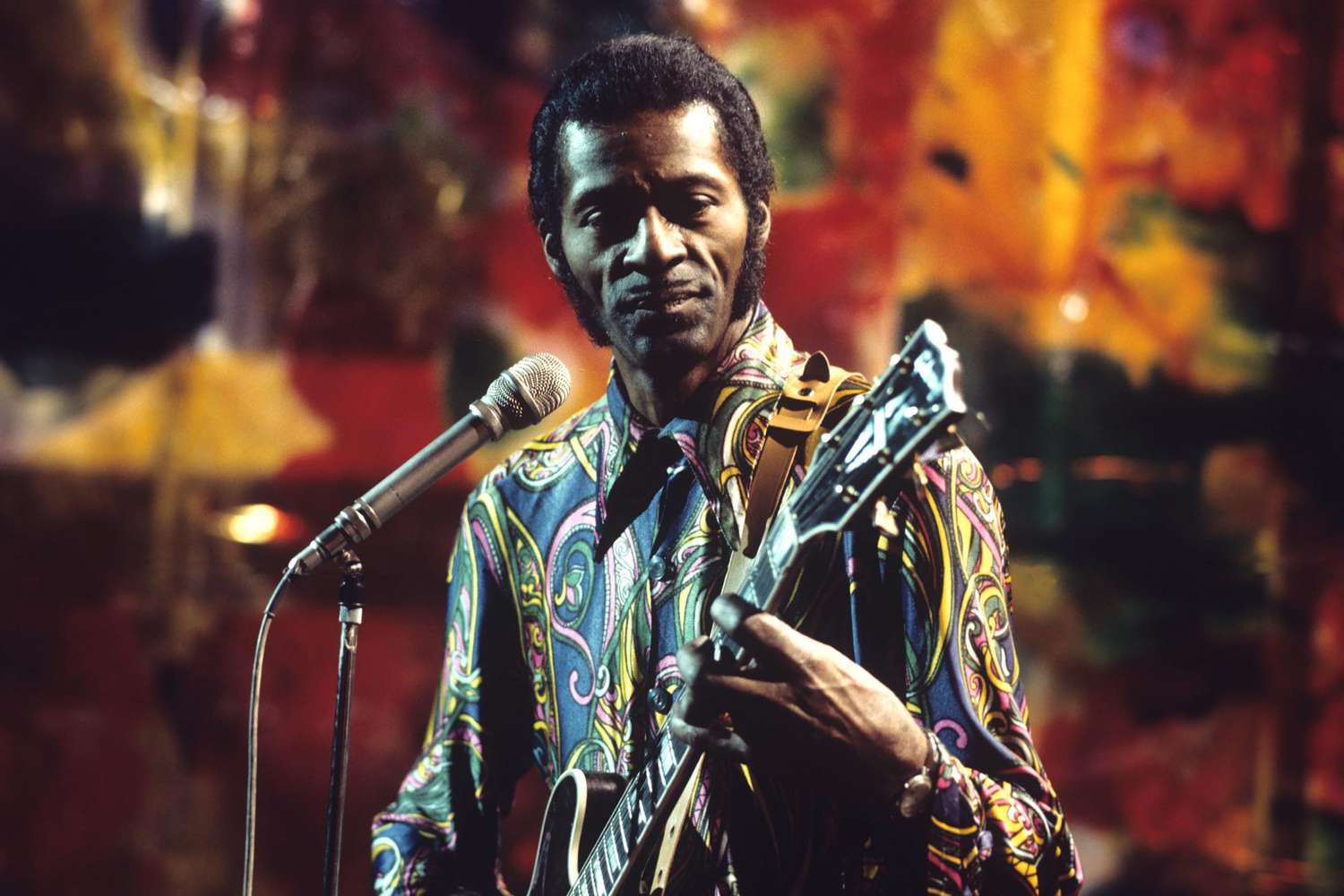 Chuck Berry Performs On Tv Show