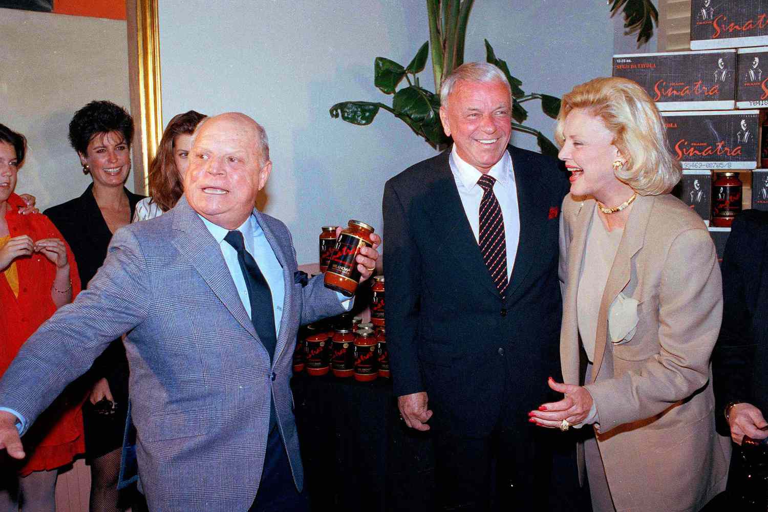 Don Rickles With&nbsp;Frank Sinatra&nbsp;and Barbara Sinatra in Los Angeles on&nbsp;May 22, 1990