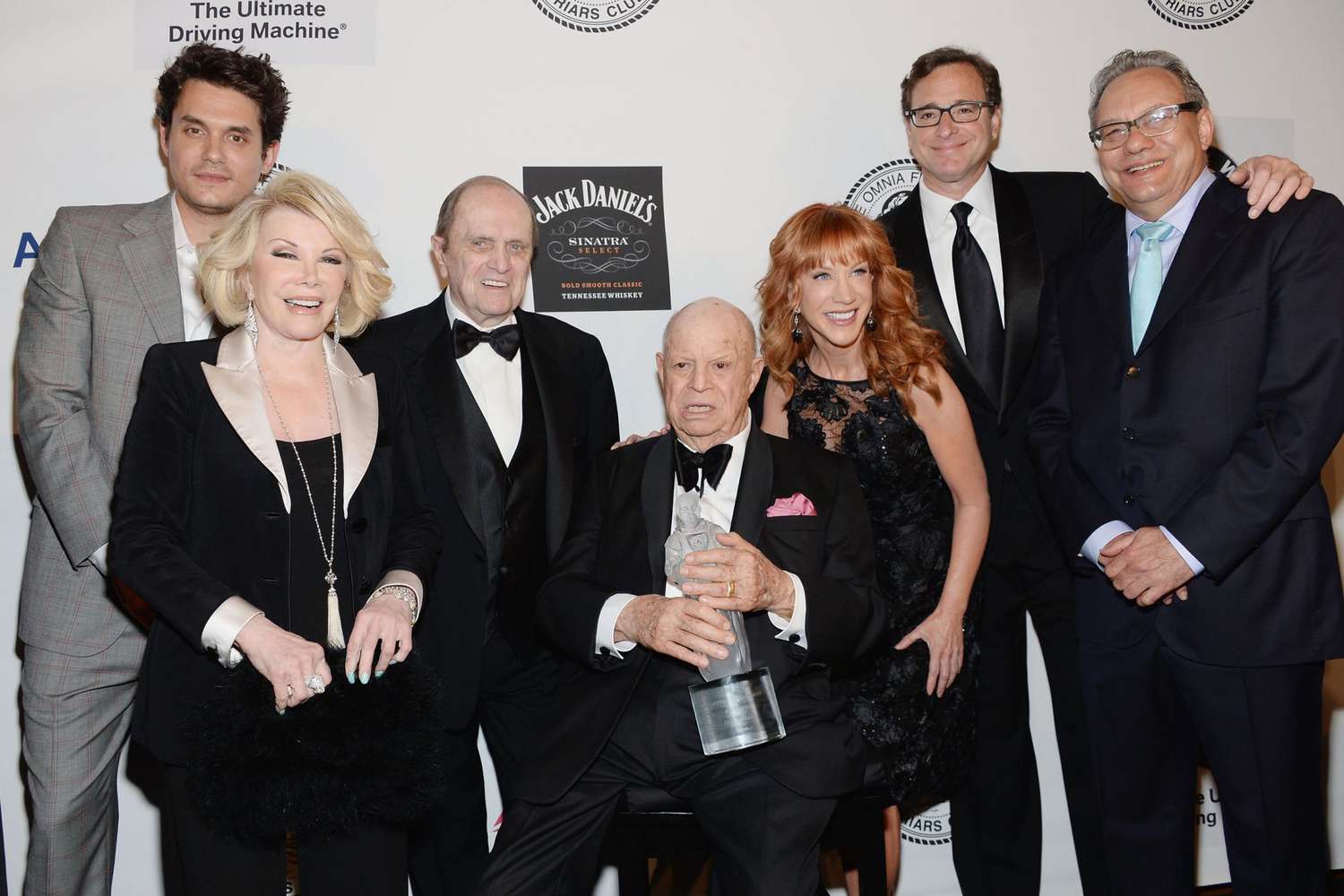 Don Rickles With John Mayer, Joan Rivers, Bob Newhart, Kathy Griffin, Bob Saget, and Lewis Black at the Friars Foundation Annual Applause Award Gala in New York City&nbsp;on June 24, 2013