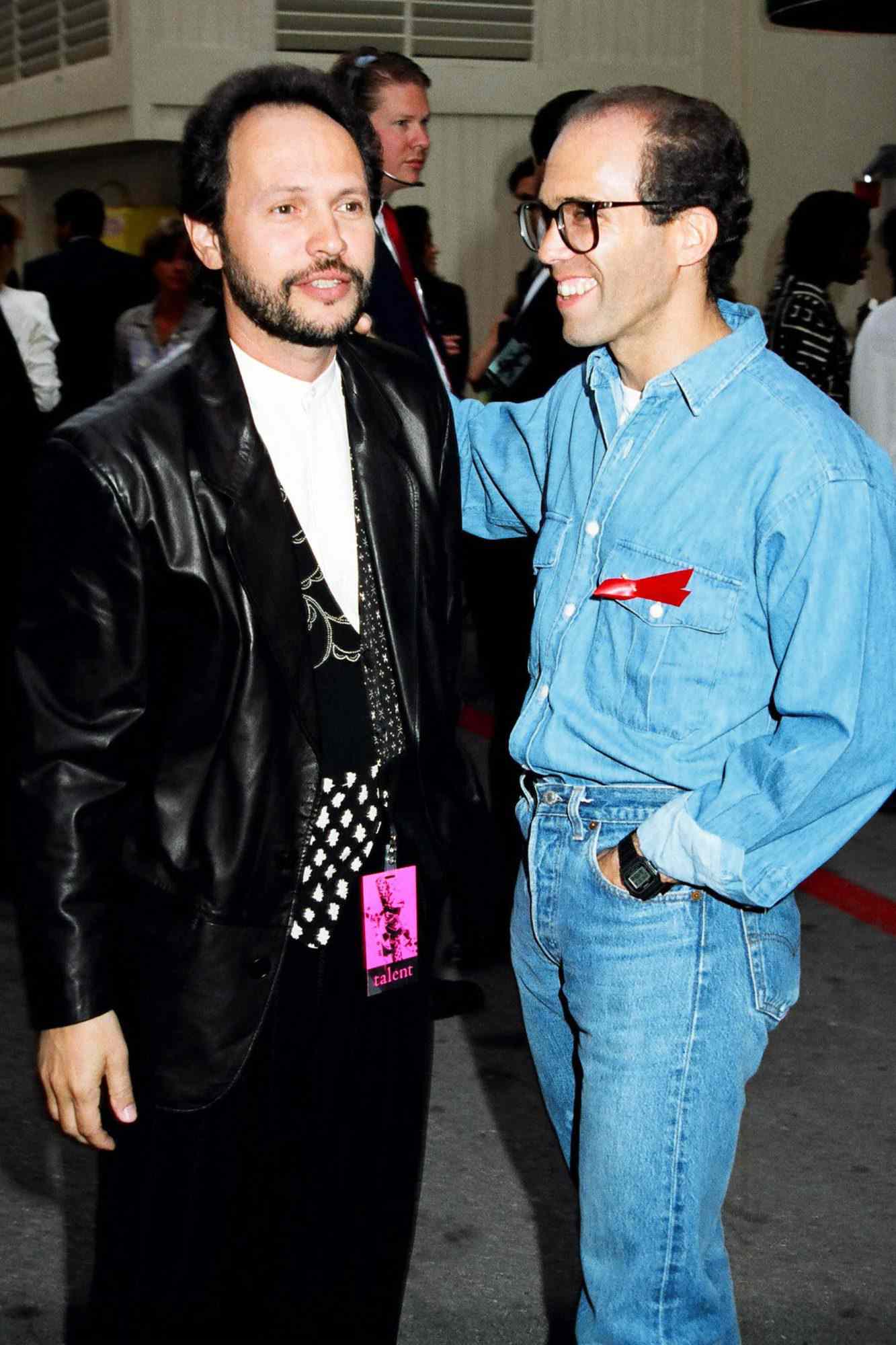 Billy Crystal and Jeffrey Katzenberg