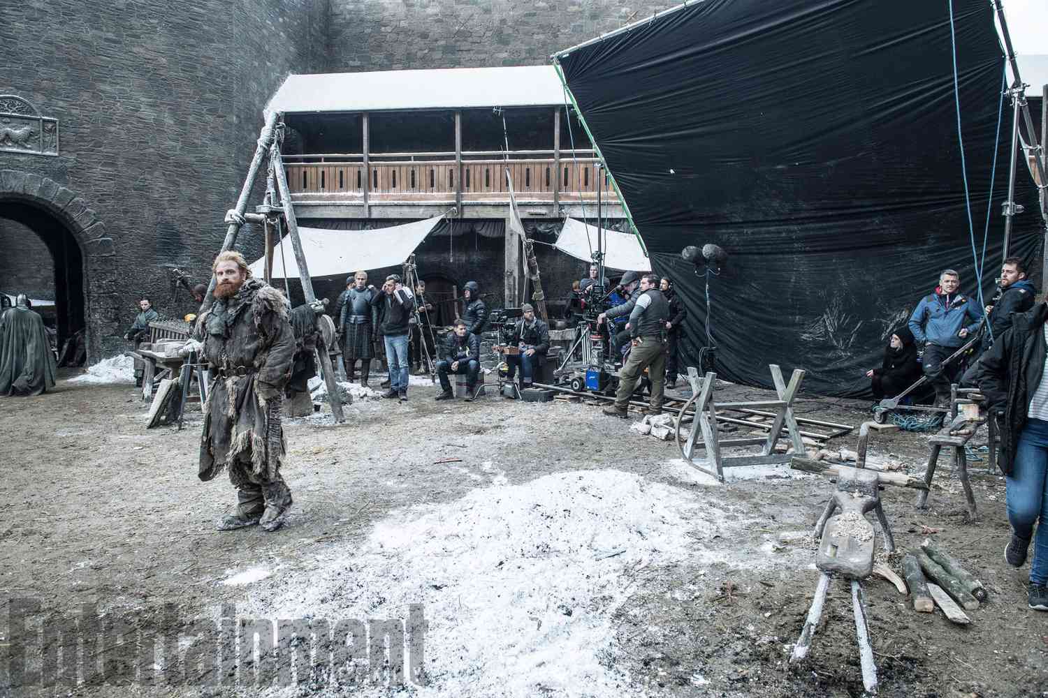 Tormund Giantsbane (Kristofer Hivju) doubtless hopes to see Brienne at Winterfell