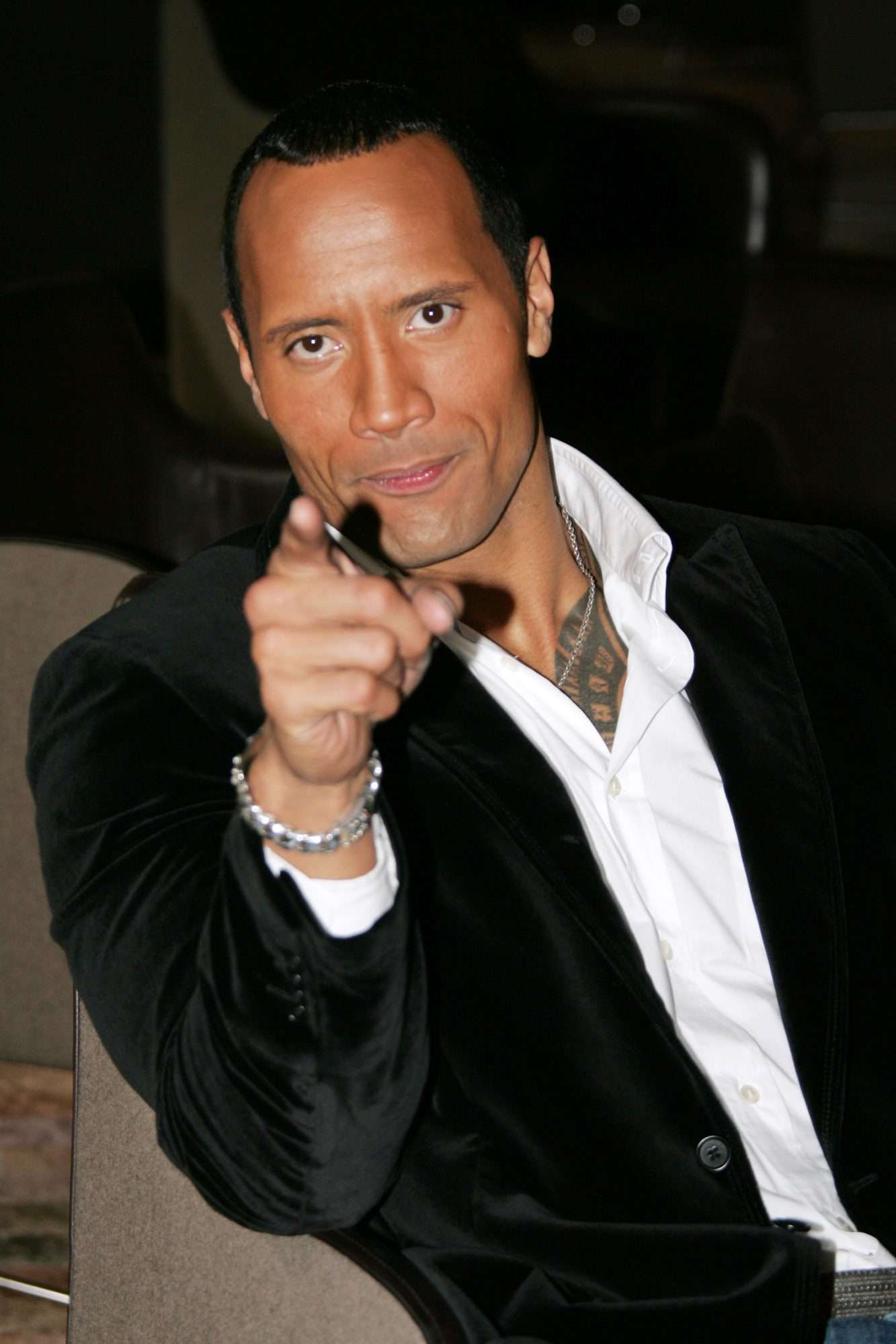 Dwayne 'The Rock' Johnson at the Doom&nbsp;Photocall in Paris&nbsp;on Oct. 26, 2005