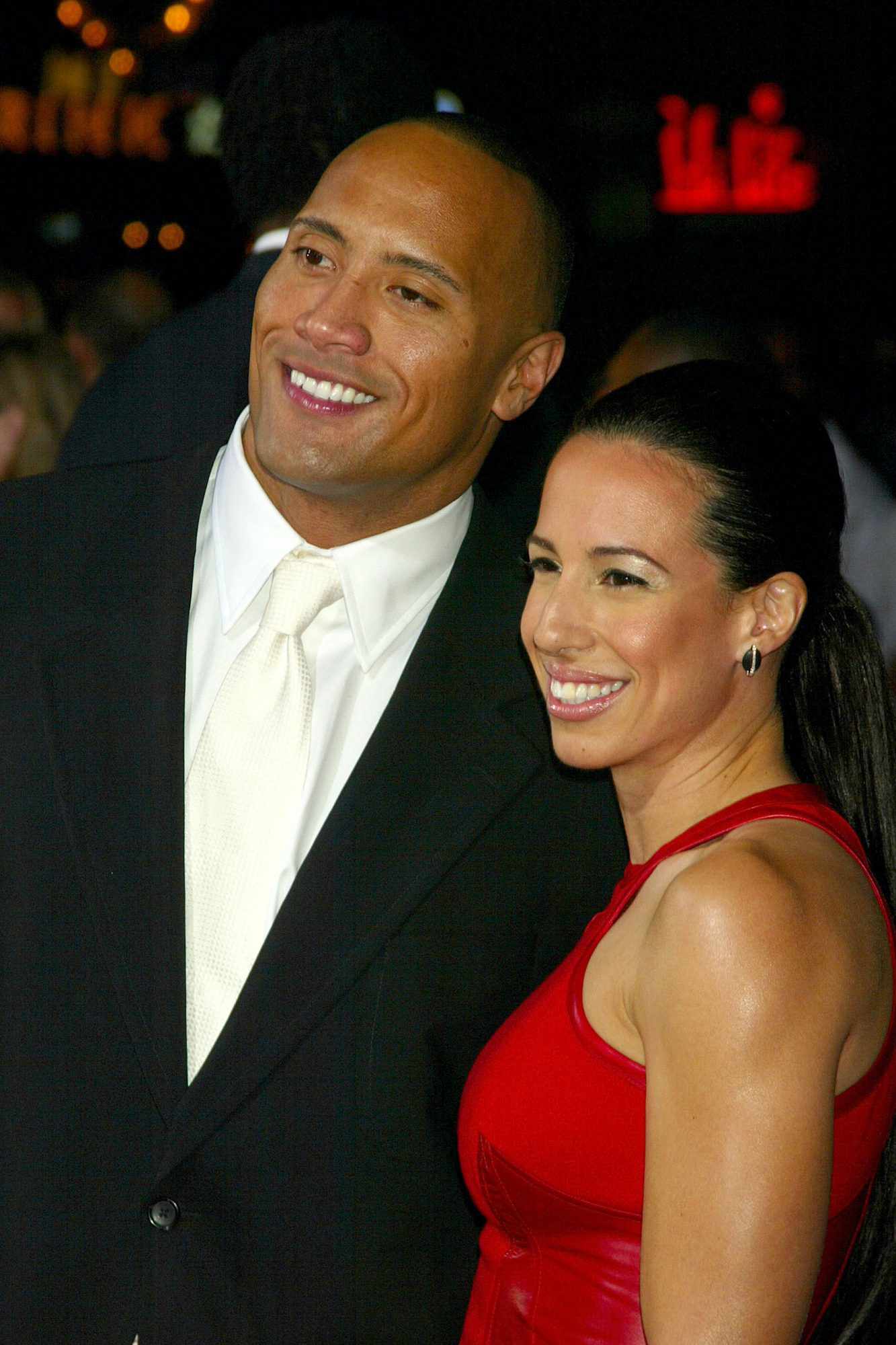 Dwayne 'The Rock' Johnson With Dany Garcia at the World Premiere Of The Rundown&nbsp;on Sept. 22, 2003&nbsp;