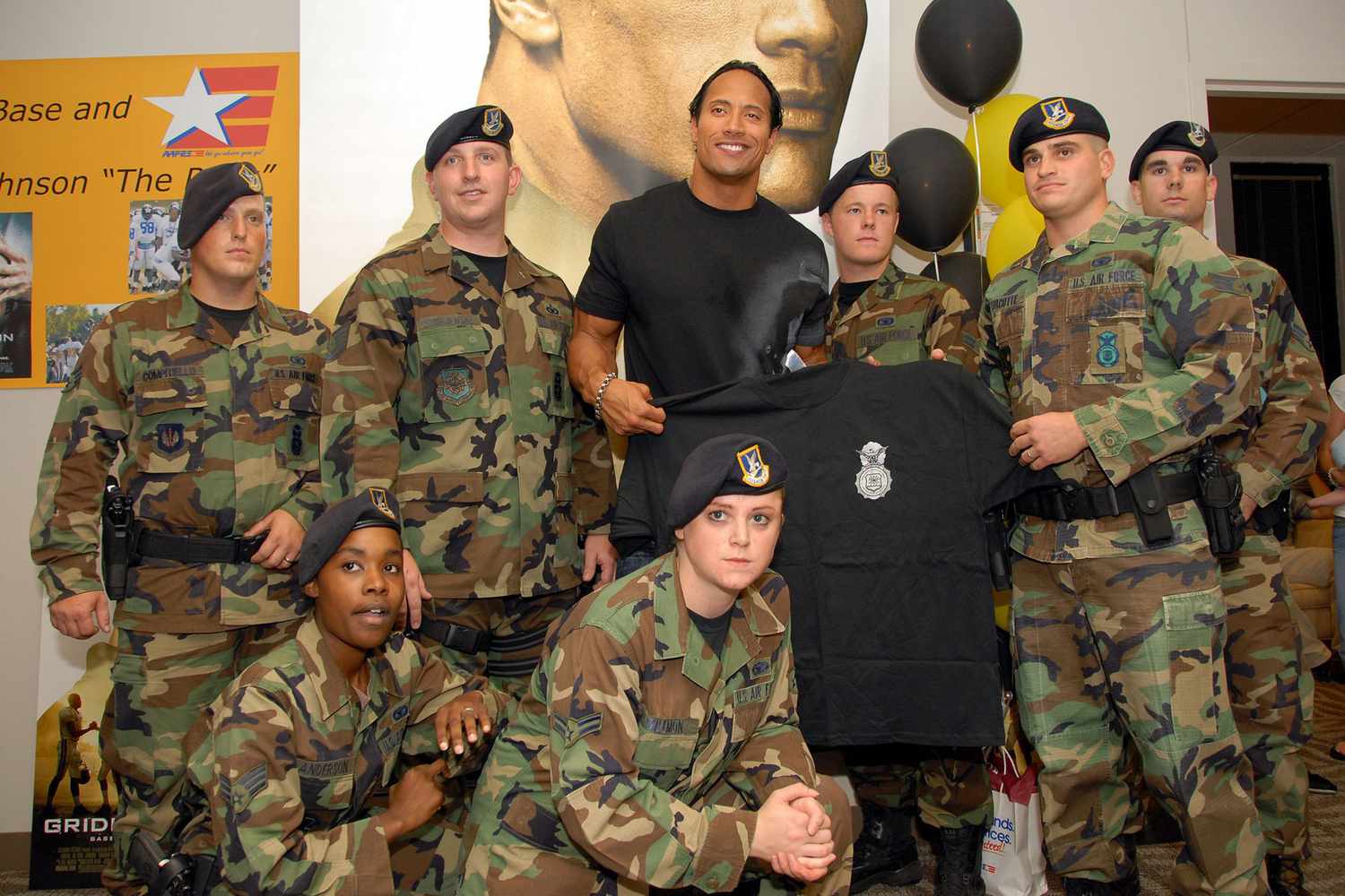 Dwayne 'The Rock' at a&nbsp;Gridiron Gang Screening at Joint Base Andrews on Aug. 24, 2006