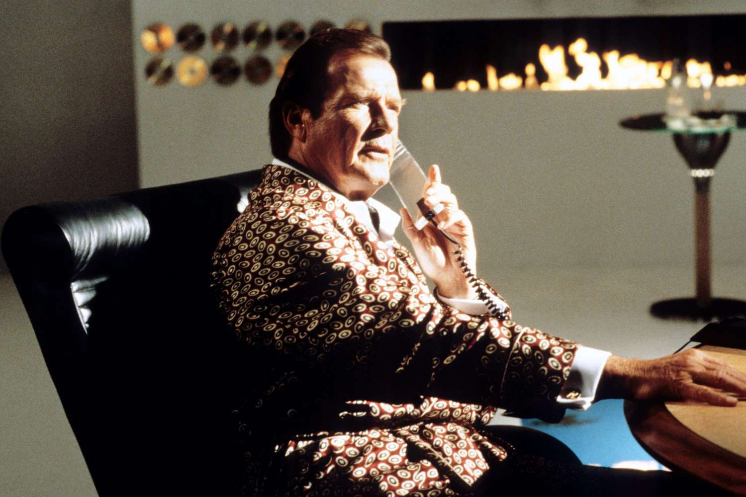 SPICE WORLD, Roger Moore, 1997, &copy; Columbia/courtesy Everett Collection