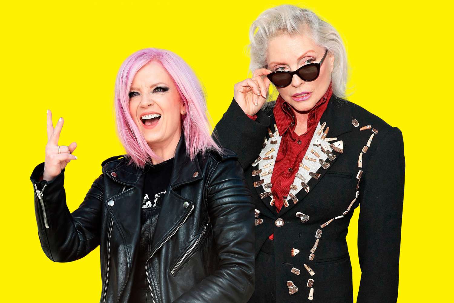 Shirley Manson and Debbie Harry
