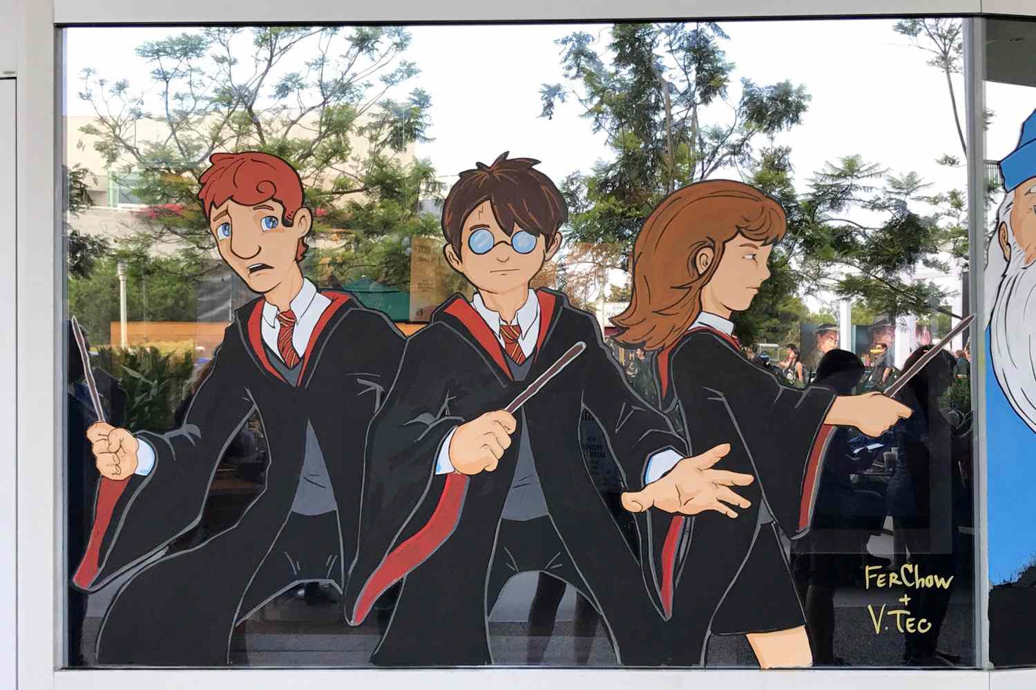 Harry, Ron, and Hermione&nbsp;