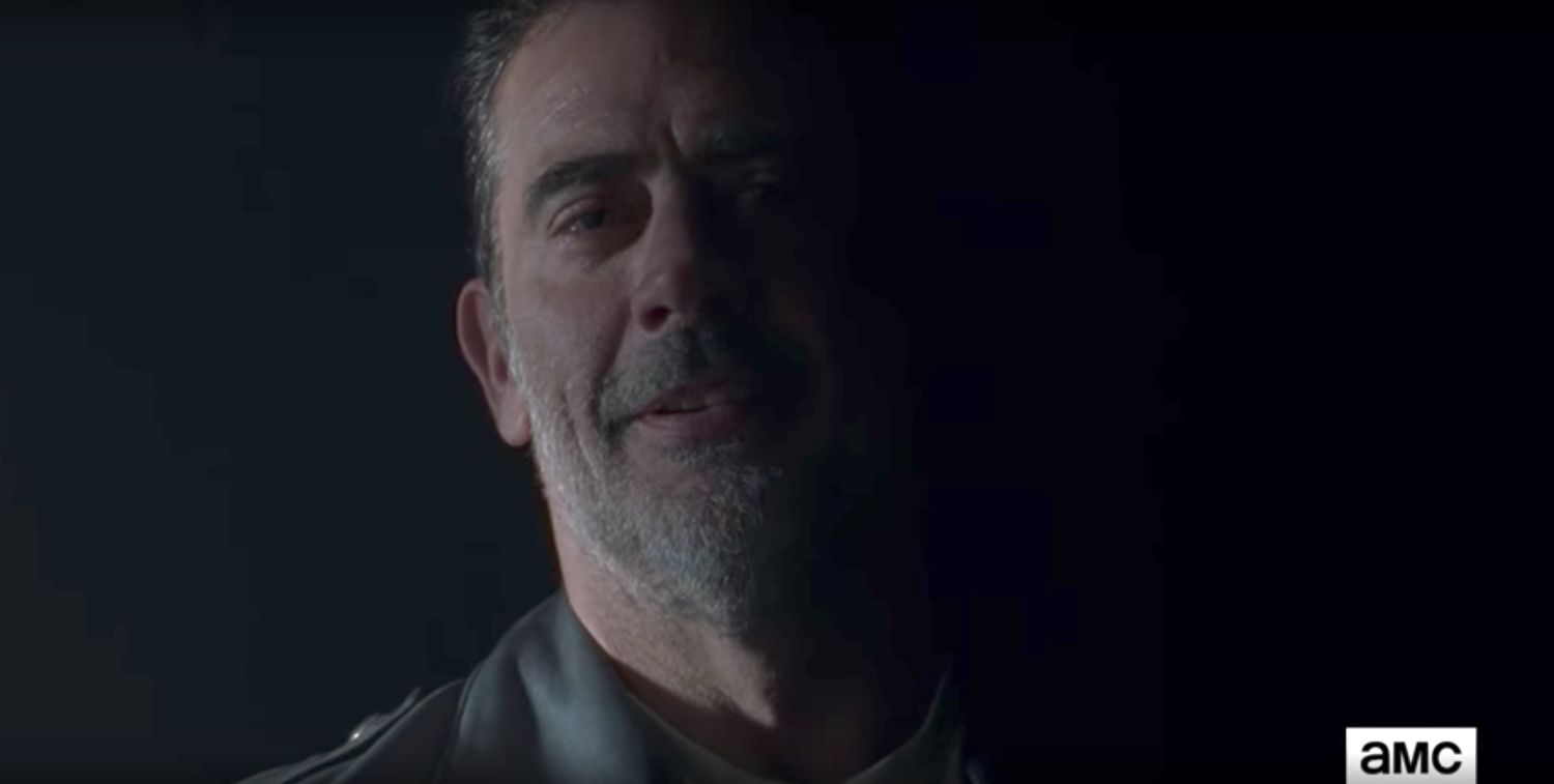 Who could be zen when Negan's smiling like that?