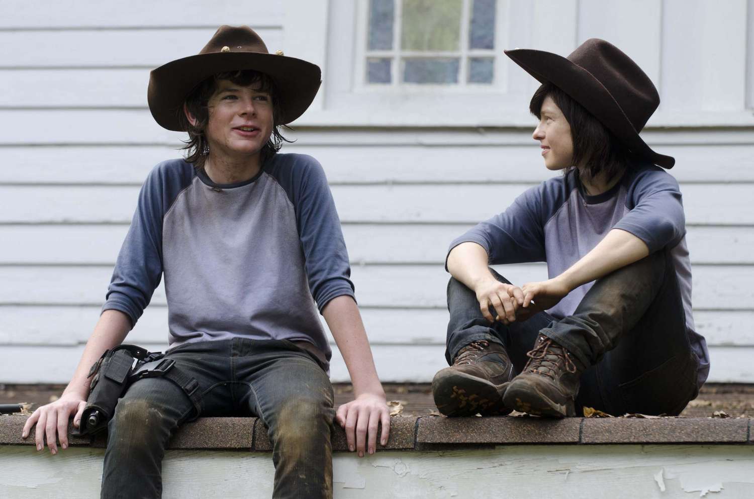 BTS - Season 4 - Chandler Riggs Stand In