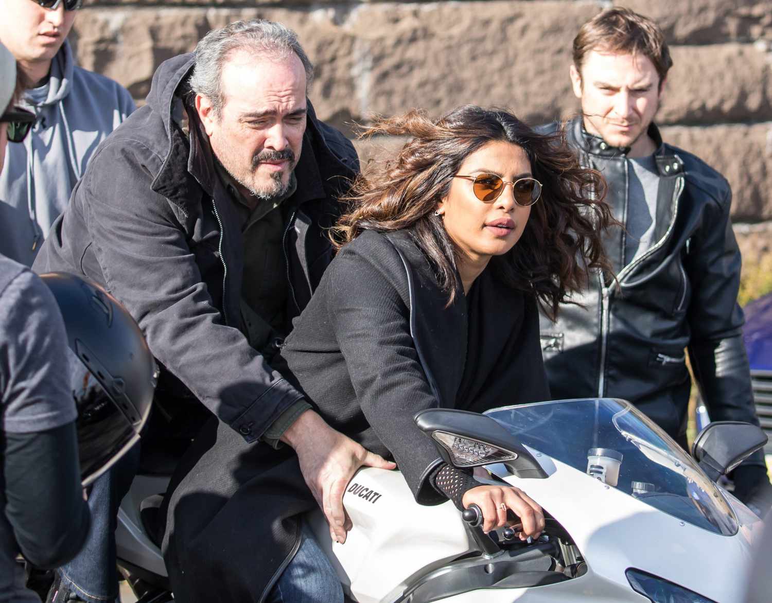 Priyanka Chopra filming Quantico
