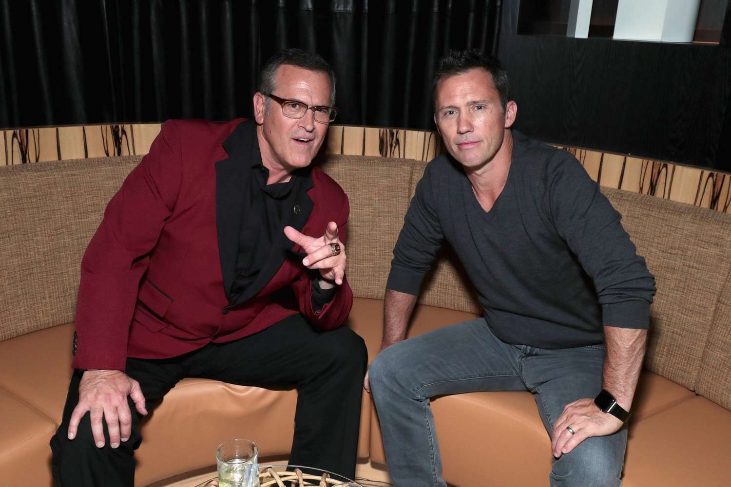 Bruce Campbell and Jeffrey Donovan