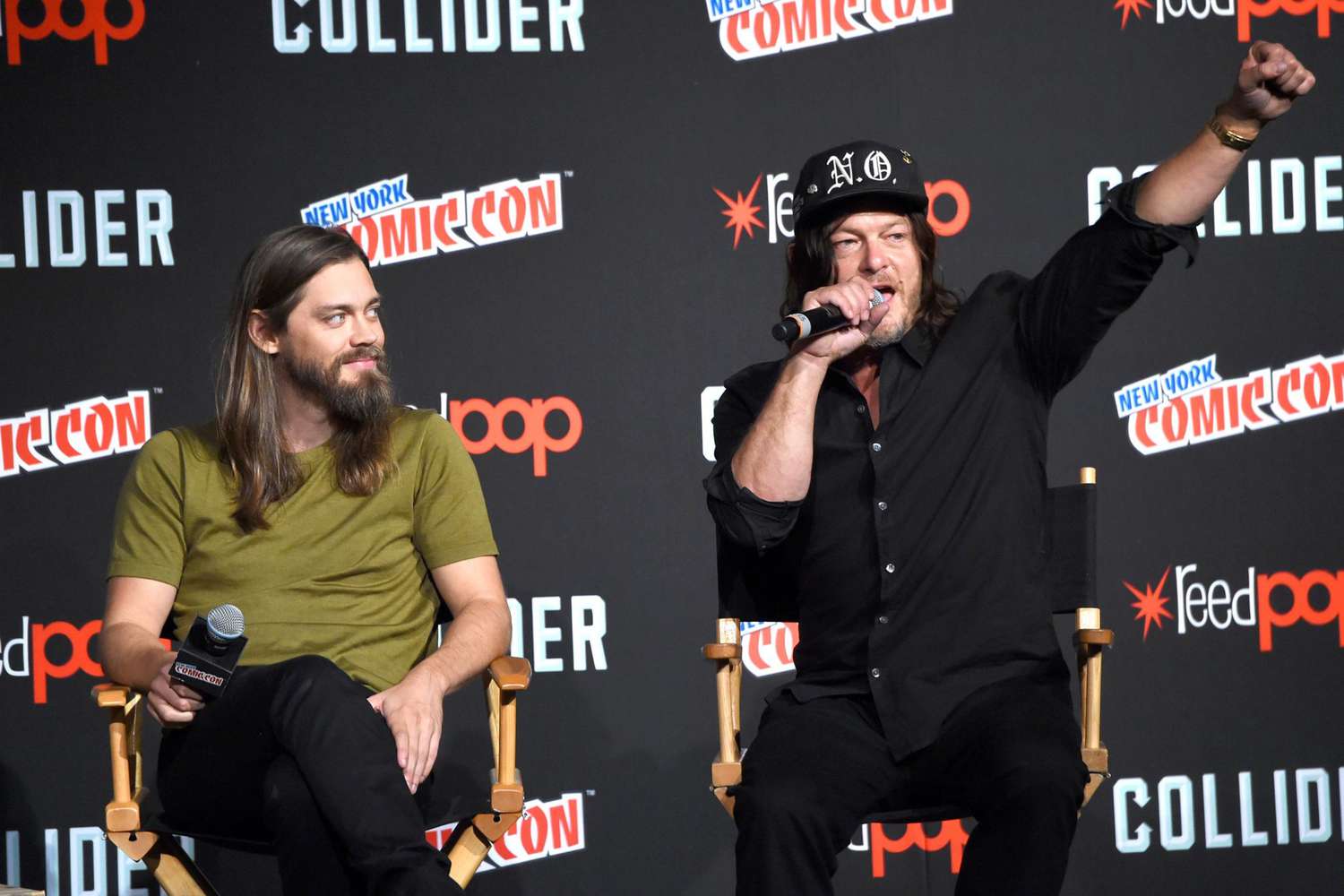 Tom Payne and Norman Reedus