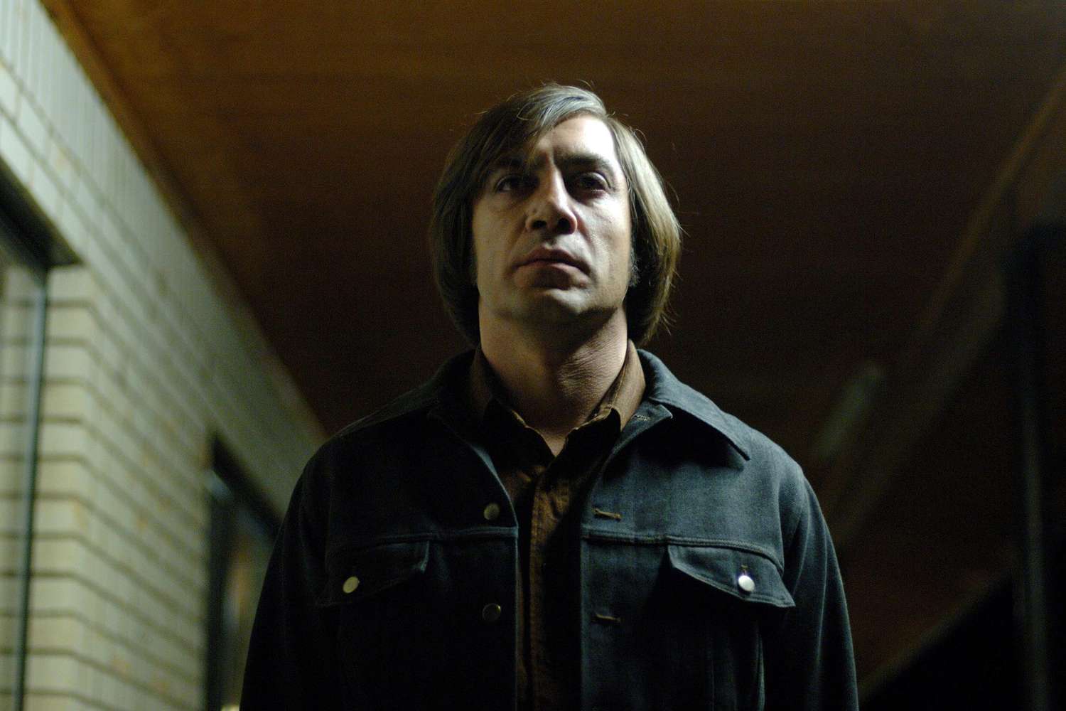 NO COUNTRY FOR OLD MEN (2007) Javier Bardem as Anton Chigurh