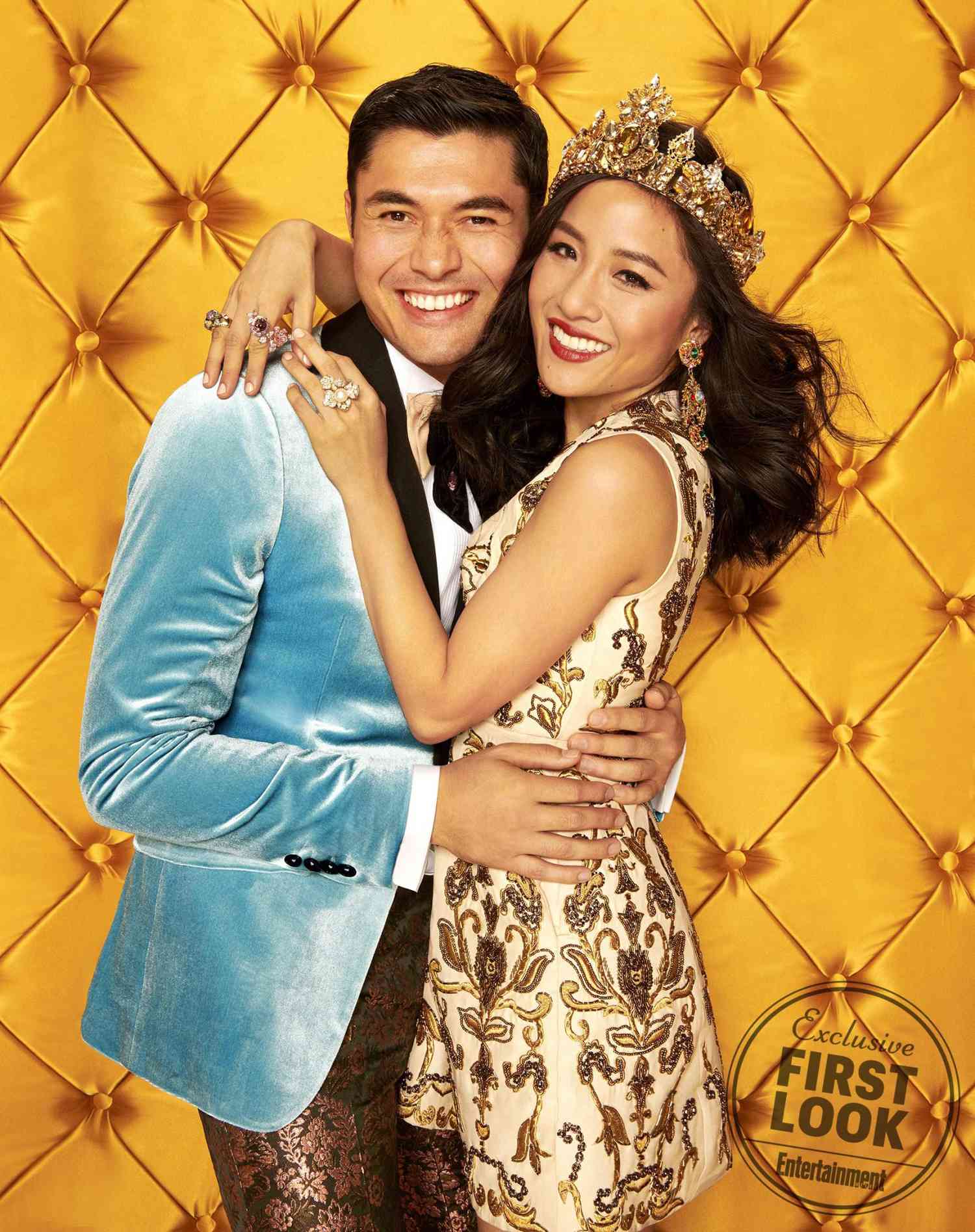 Henry Golding and&nbsp;Constance Wu