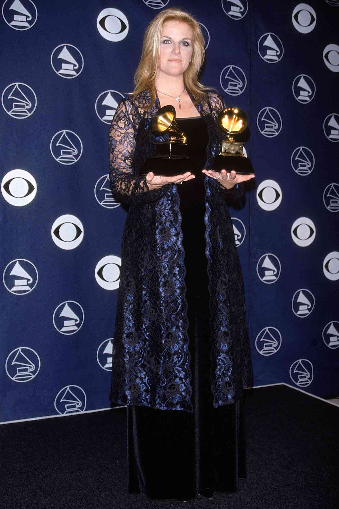 Best Female Country Vocal Performance and Best Country Collaboration With Vocals winner Trisha Yearwood (How Do I Live, In Another's Eyes)