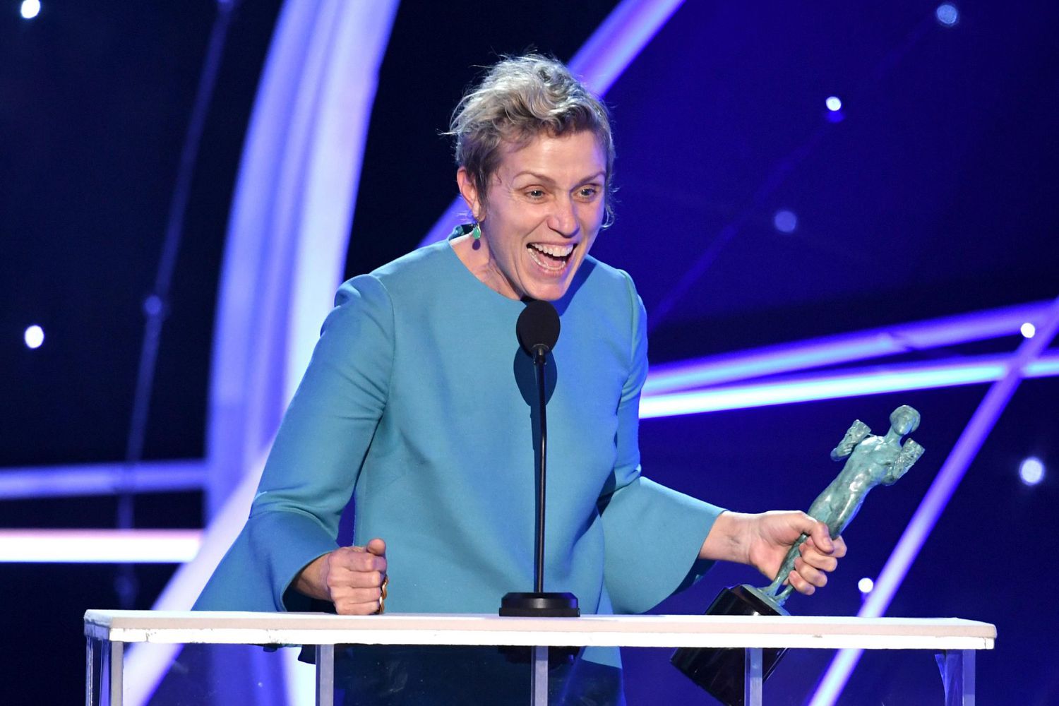 Frances McDormand won a 'doorstop'