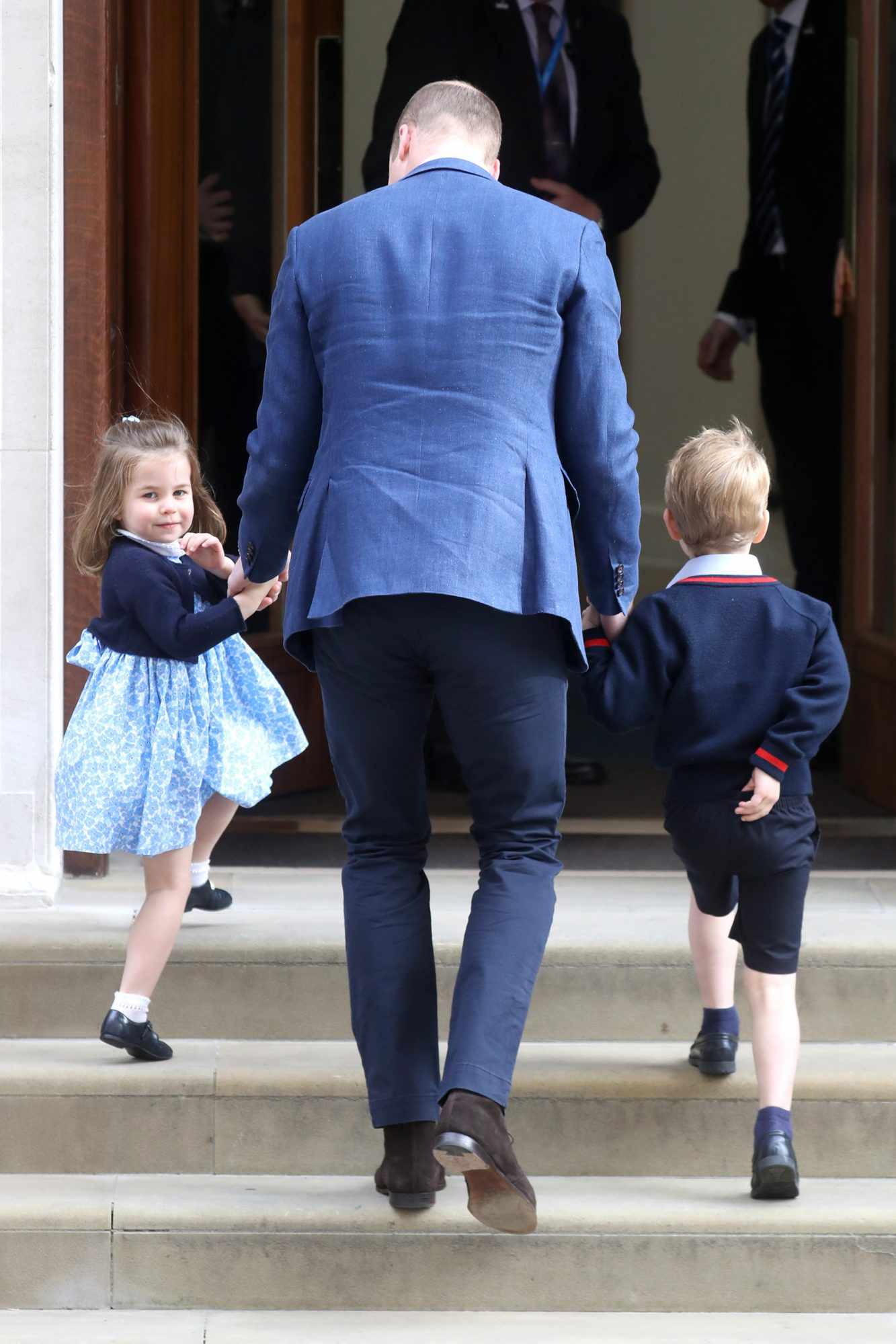 Princess Charlotte, Prince William, and&nbsp;Prince George