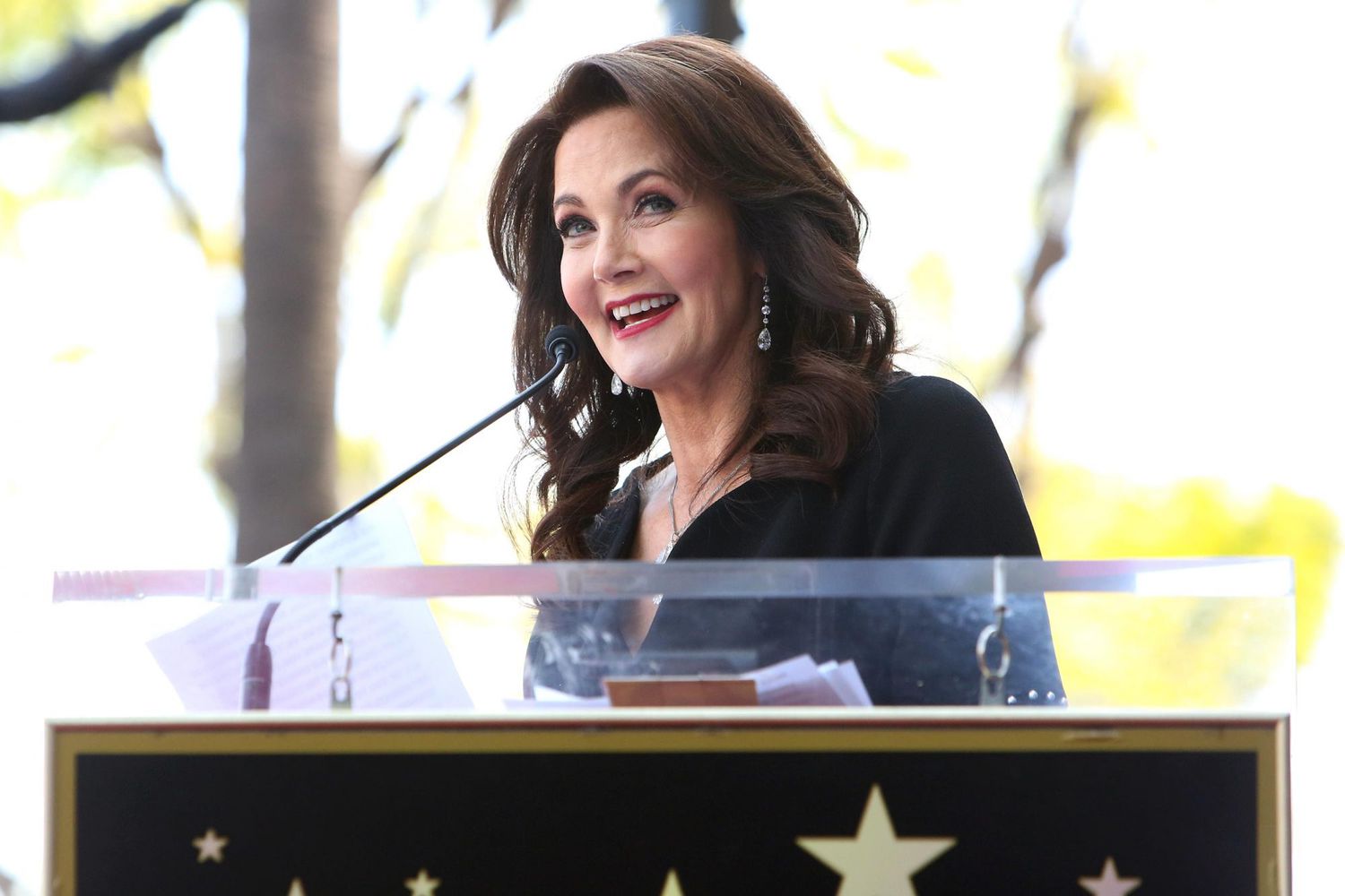 Lynda Carter honored with a star on the Hollywood Walk of Fame, Los Angeles, USA - 03 Apr 2018