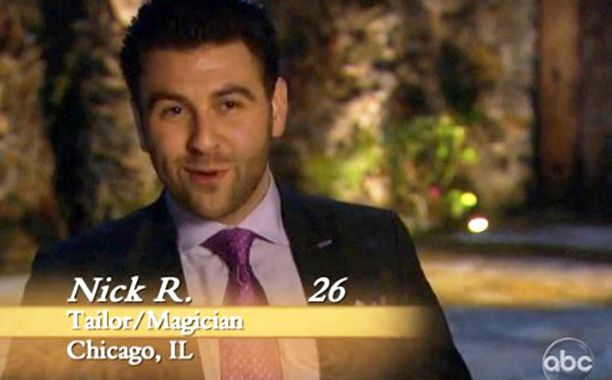 Tailor/Magician, Nick Roy on Season 9 of The Bachelorette