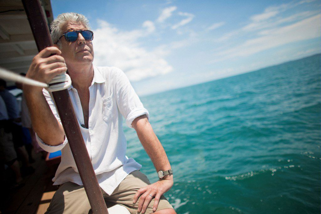 Anthony Bourdain shooting 'Anthony Bourdain Parts Unknown' on lo