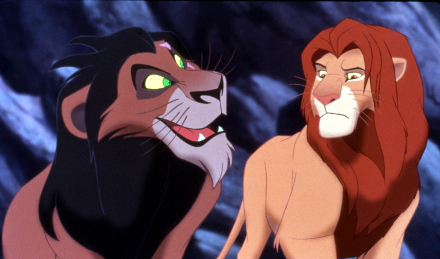 THE LION KING, Scar, Simba, 1994, (c)Buena Vista Pictures/courtesy Everett Collection