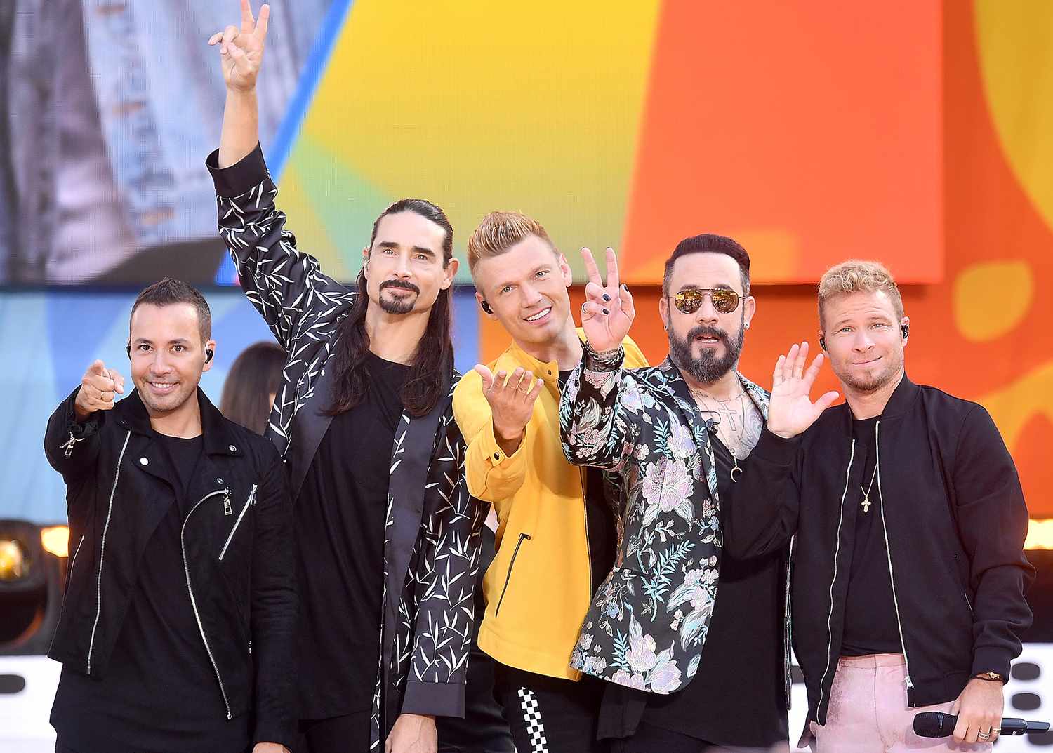 Backstreet Boys Perform On ABC's "Good Morning America"