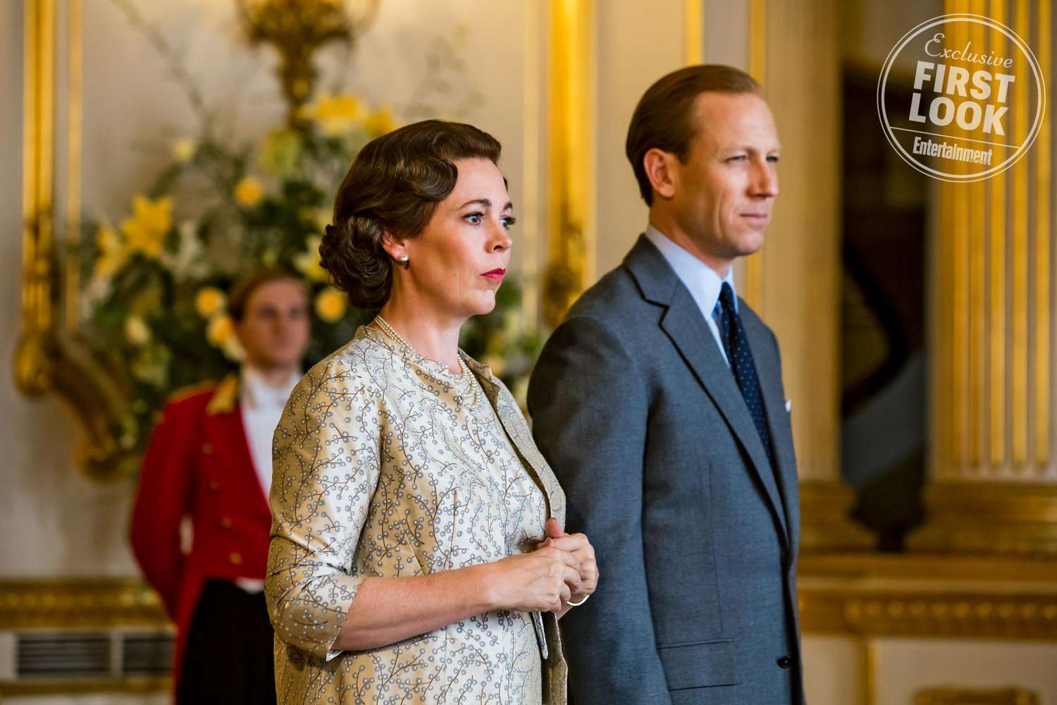 The Crown Pictured: Olivia Colman and Tobias Menzies