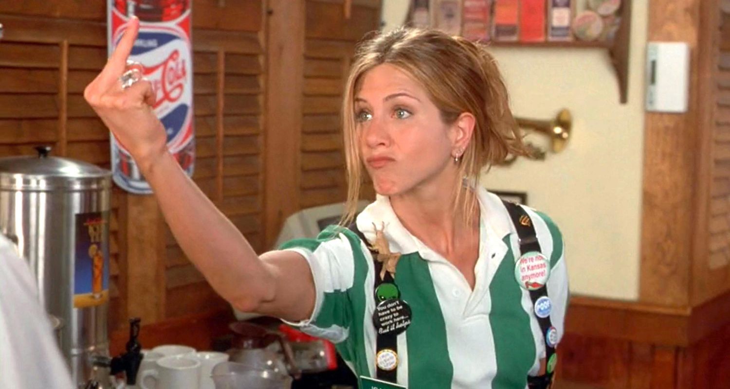 To this day, people still ask Jennifer Aniston about flair at restaurants