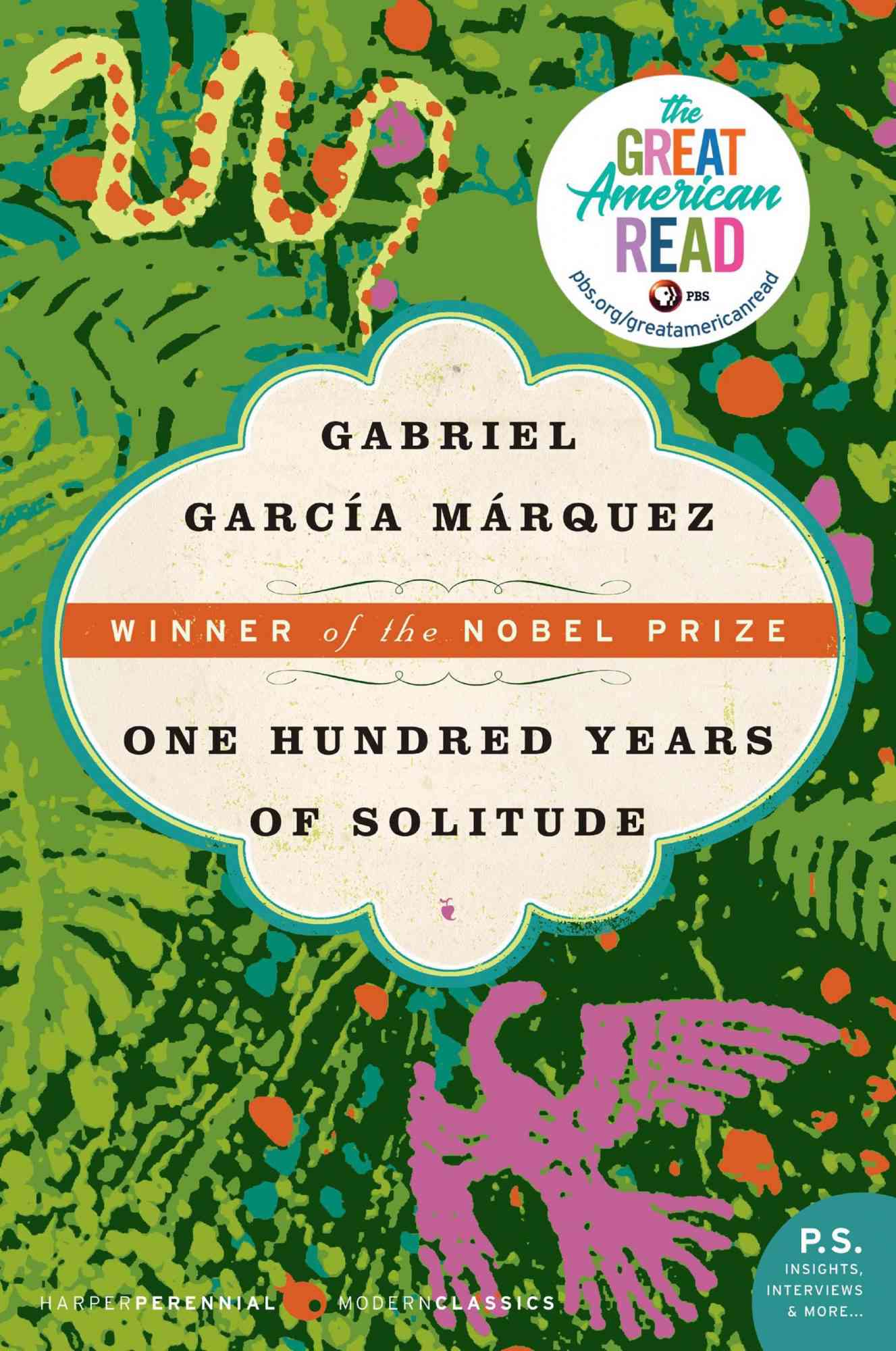 One Hundred Years of Solitude&nbsp;by&nbsp;Gabriel Garc&iacute;a M&aacute;rquez (1967)
