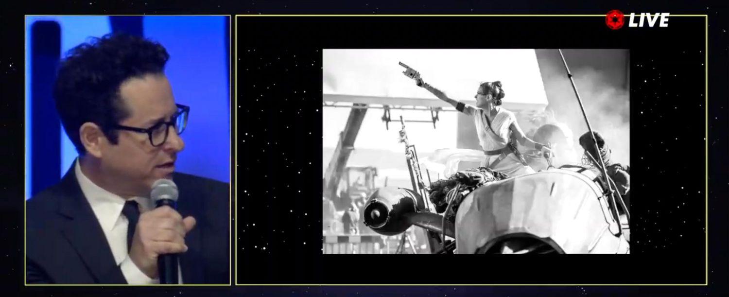 Star Wars Celebration Episode IX Panel screen grab
